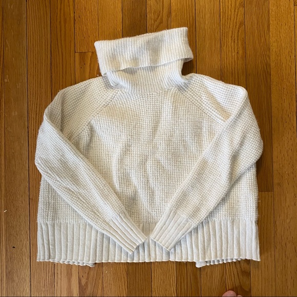 Madewell Eastbrook Cross Back Turtleneck Sweater - Picture 3 of 5